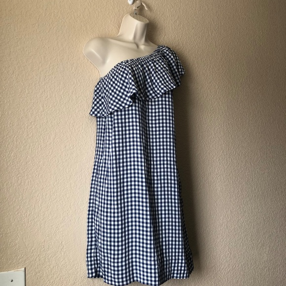 Velvet By Graham & Spencer One Shoulder Ruffle Dress XS New - Picture 2 of 7